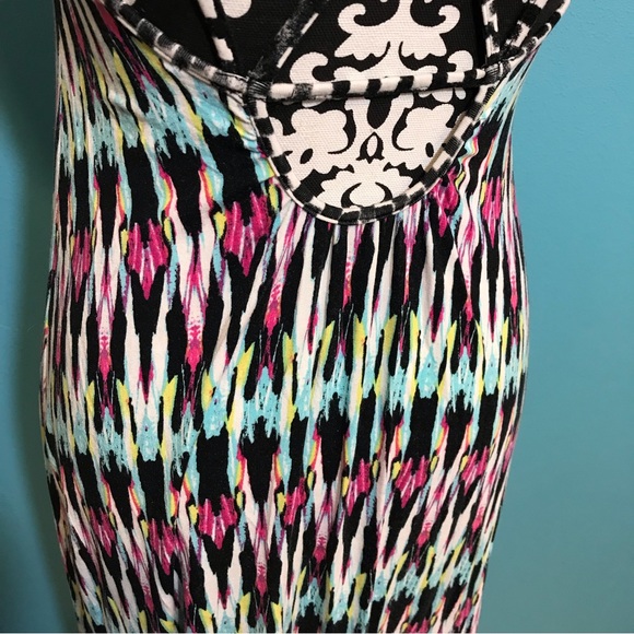 Tart Tie Dye Multi-Color Casual Colorful EUC Strappy Back Dress Size Small S Fun - Picture 4 of 13